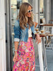 Women's Floral Print Maxi Skirt